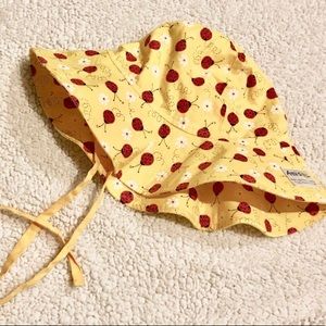 Yellow ladybug hat